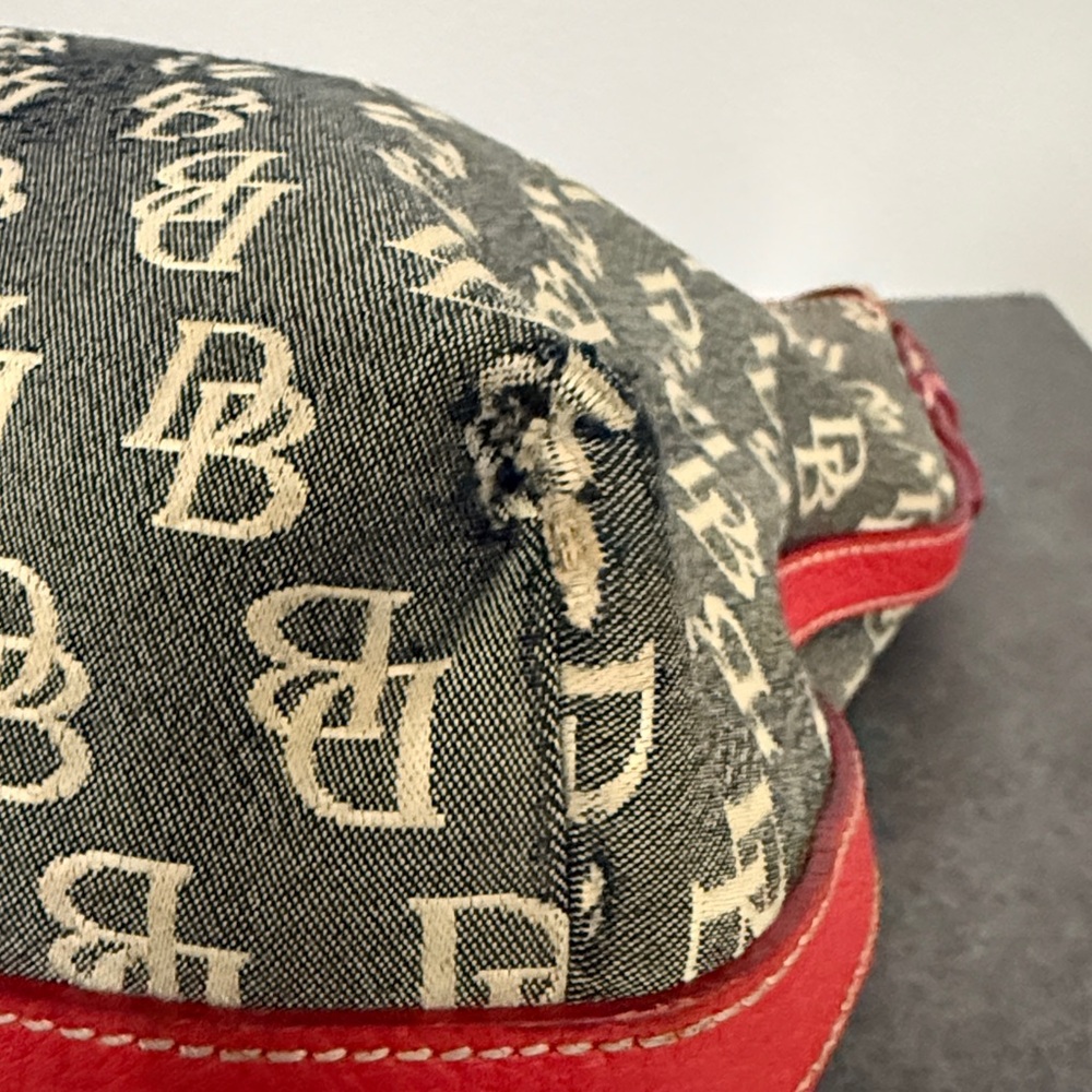 Vintage Dooney & Bourke large hobo monogram bag JUNK - Picture 8 of 16